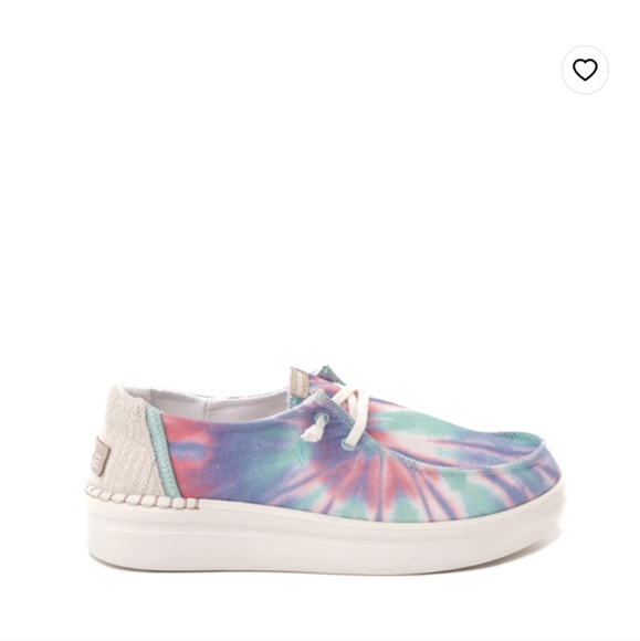 HEY DUDE WENDY RISE PLATFORM CANDY TIE DYE - Picture 2 of 6